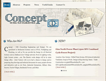 Tablet Screenshot of concept-cde.com